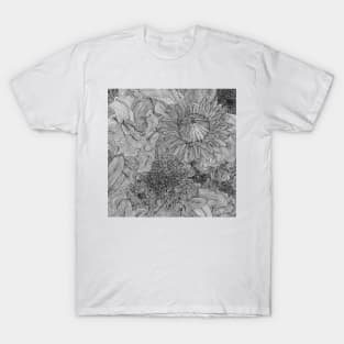 Abstract Line Bouquet T-Shirt